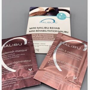 Malibu C Hair Remedy Mini Rehab kit for Wefts and Extensions - 2 kits